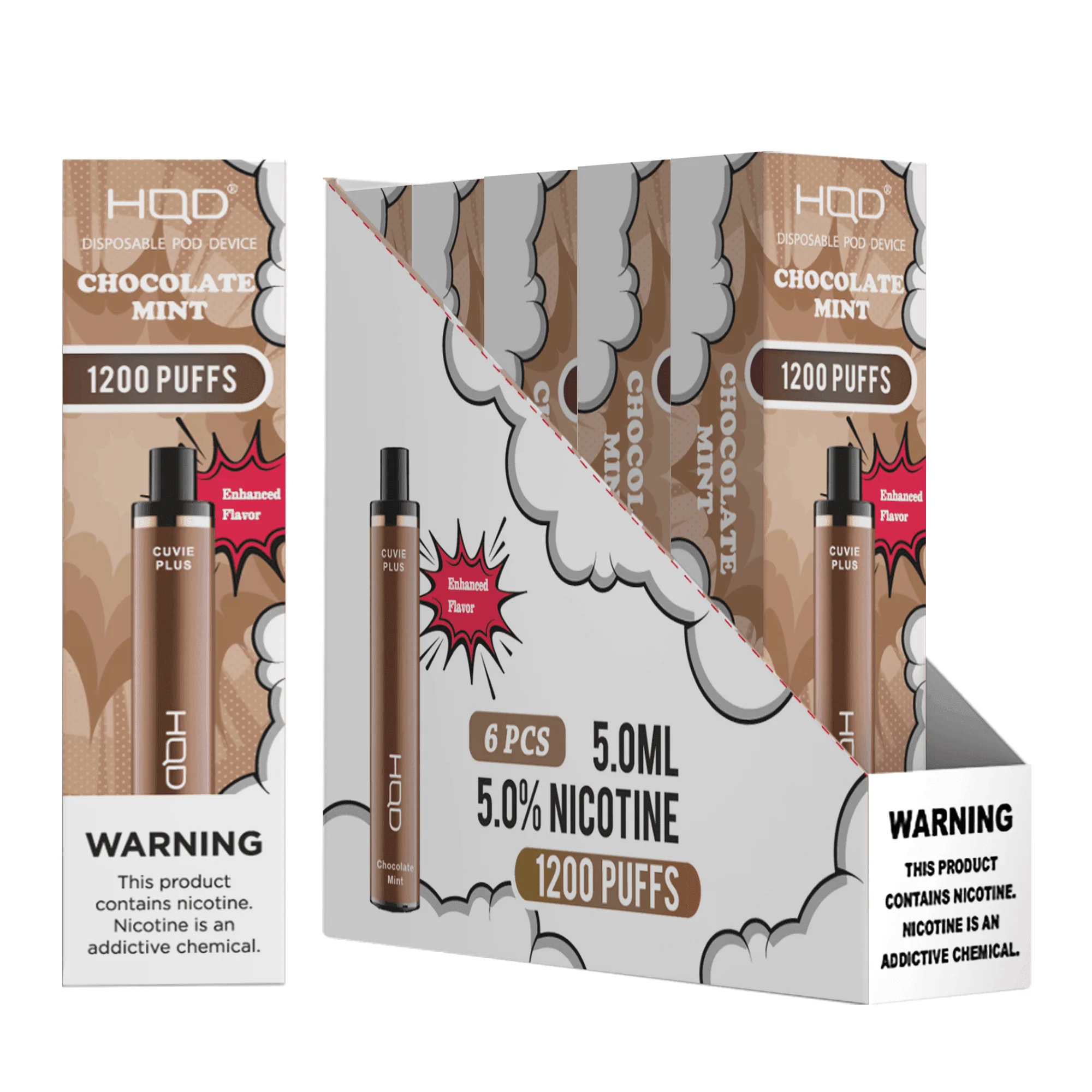 HQD Cuvie Plus 1200 Disposable Vape 6 Pack - Image 29