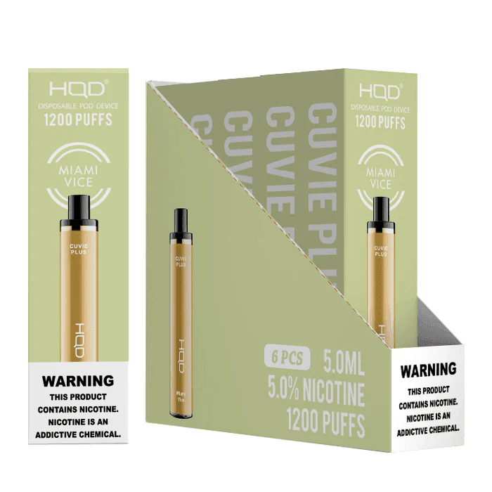 HQD Cuvie Plus 1200 Disposable Vape 6 Pack - Image 43