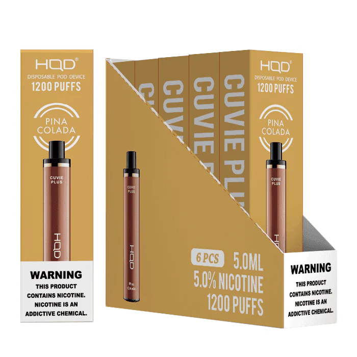 HQD Cuvie Plus 1200 Disposable Vape 6 Pack - Image 44