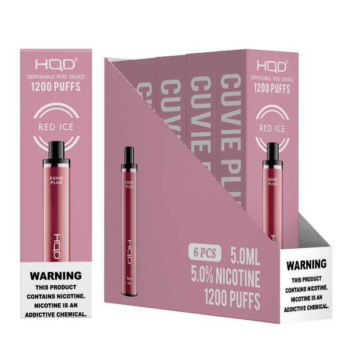 HQD Cuvie Plus 1200 Disposable Vape 6 Pack - Image 45
