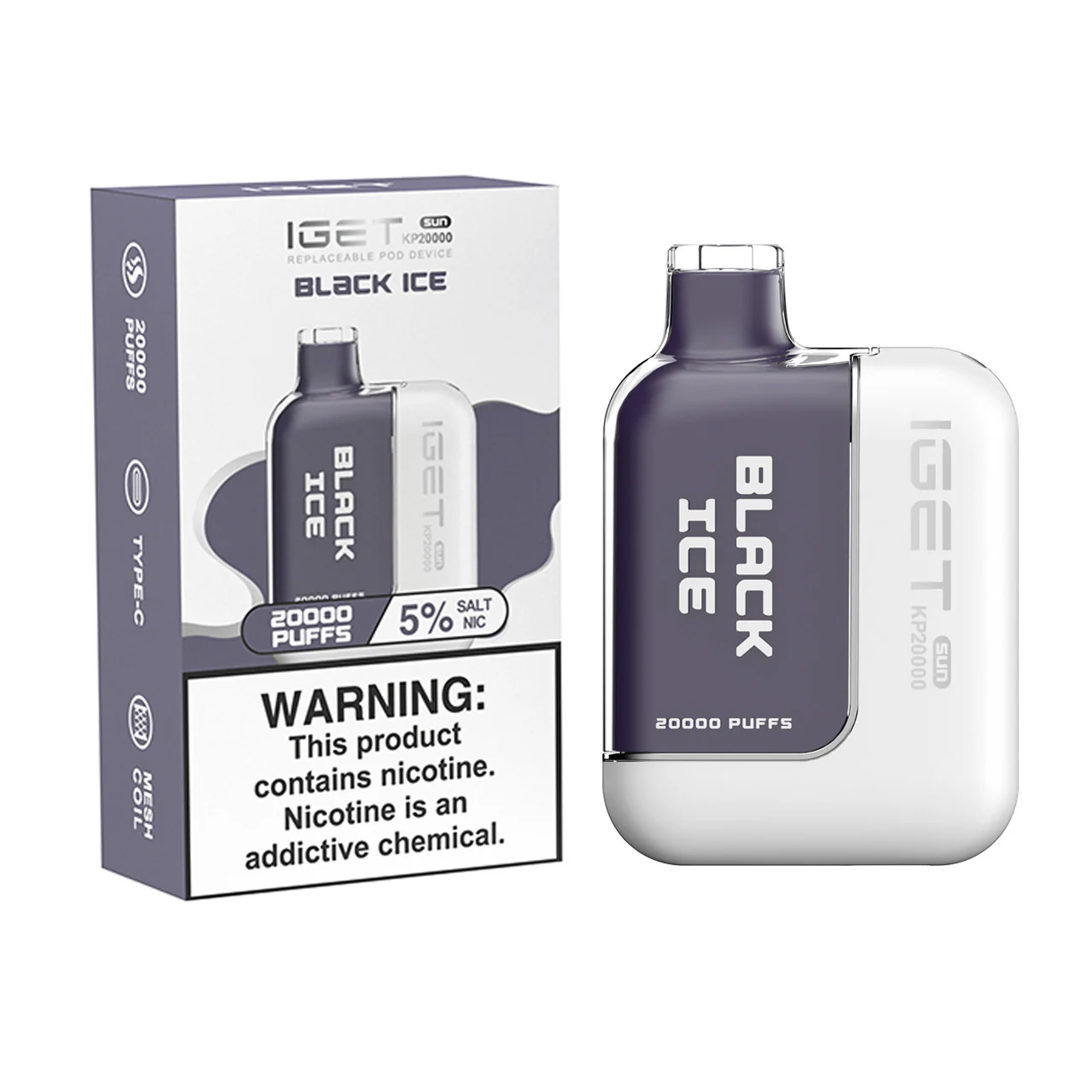 iGET KP20000 Replaceable Pod Device
