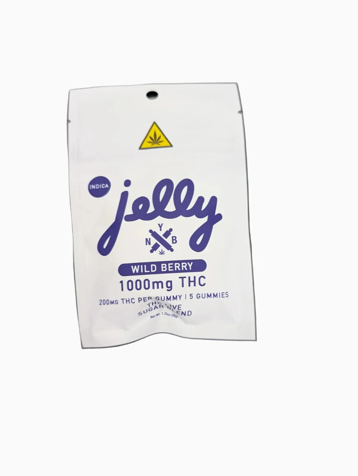 Jelly Delta 8 THC Live Sugar Blend Gummies 1000MG (5ct) - Image 2