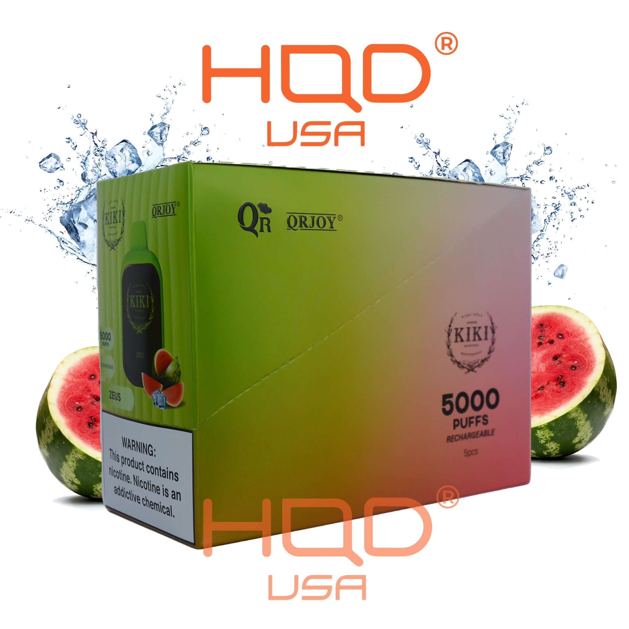 KIKI "On The Go" 5000 Puffs Disposable Vape 5 Pck - Image 10