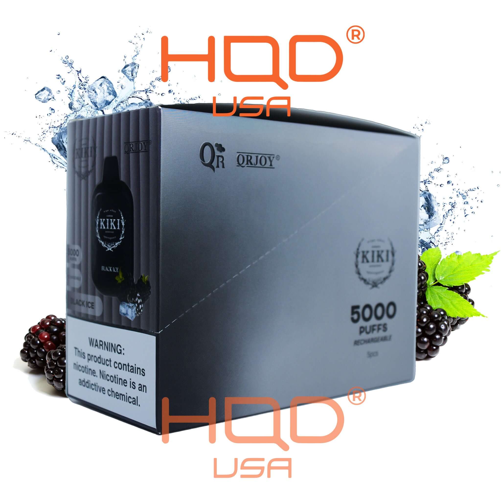 KIKI "On The Go" 5000 Puffs Disposable Vape 5 Pck - Image 3