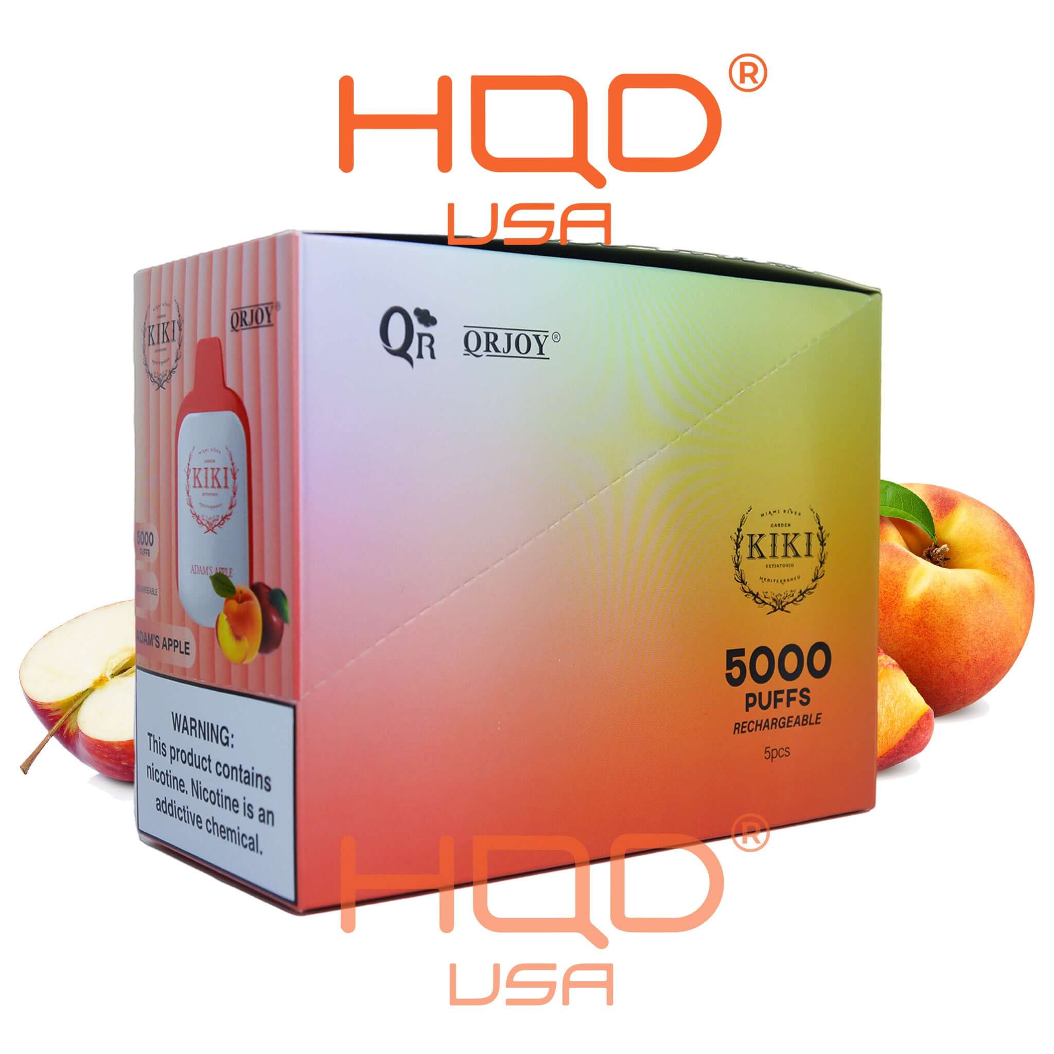 KIKI "On The Go" 5000 Puffs Disposable Vape 5 Pck - Image 4
