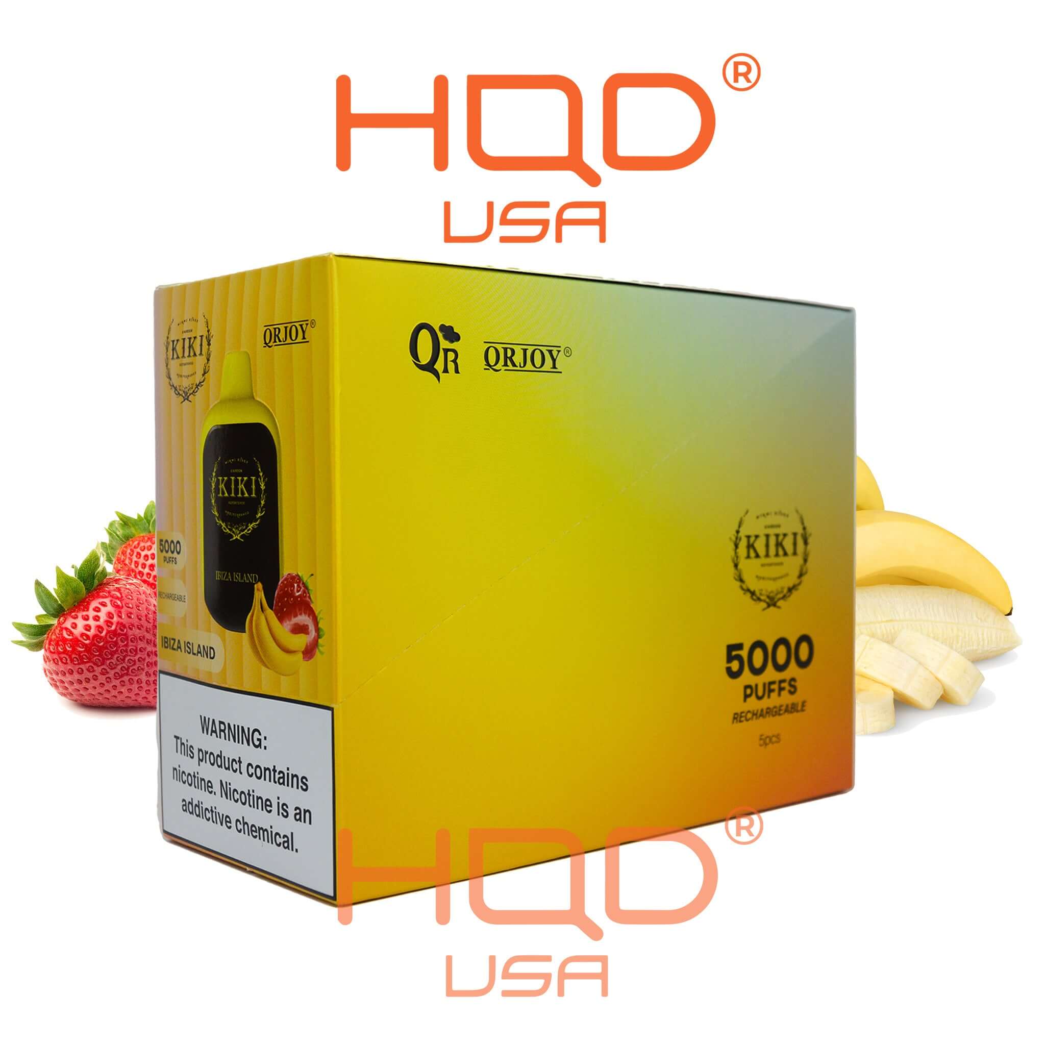 KIKI "On The Go" 5000 Puffs Disposable Vape 5 Pck - Image 5