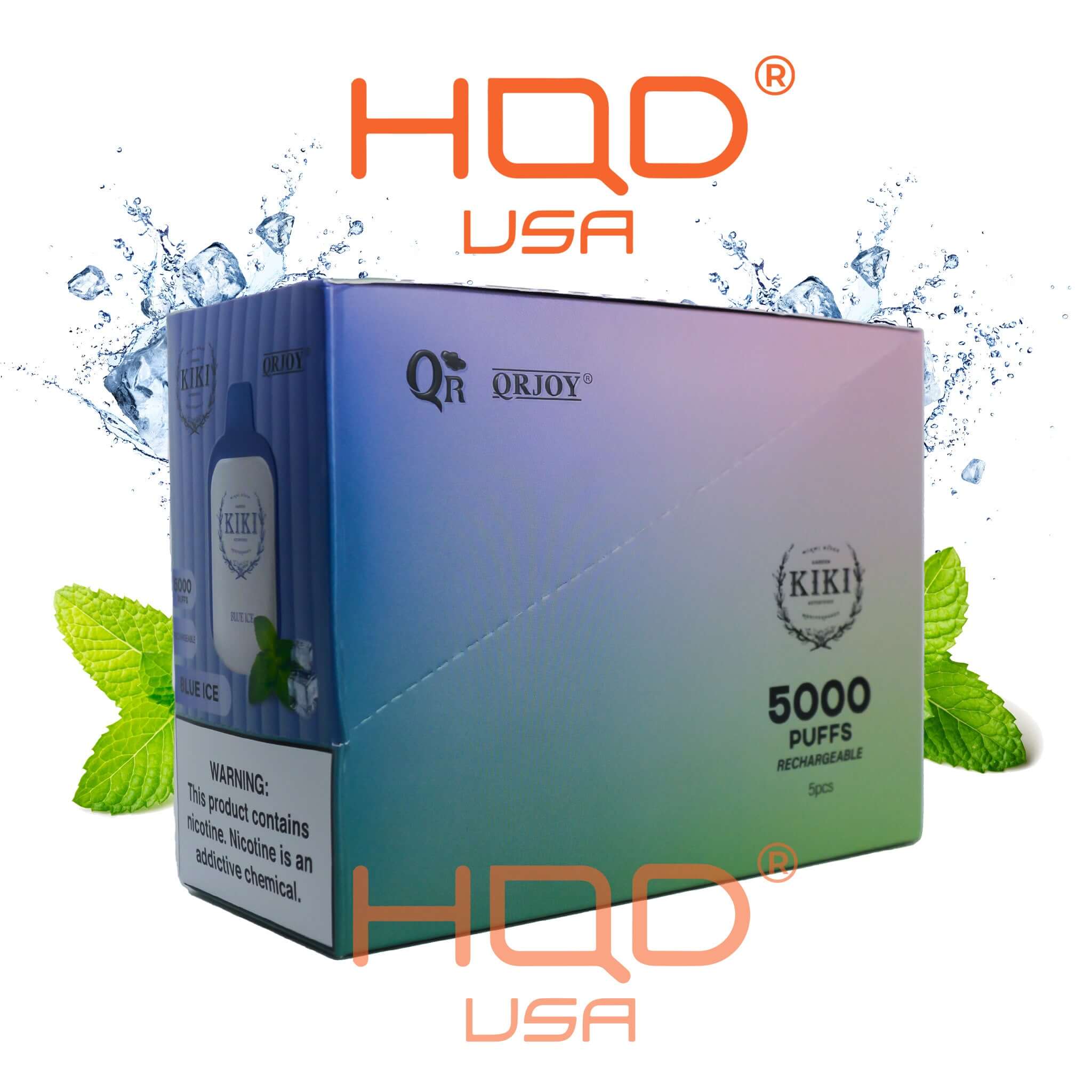 KIKI "On The Go" 5000 Puffs Disposable Vape 5 Pck - Image 7