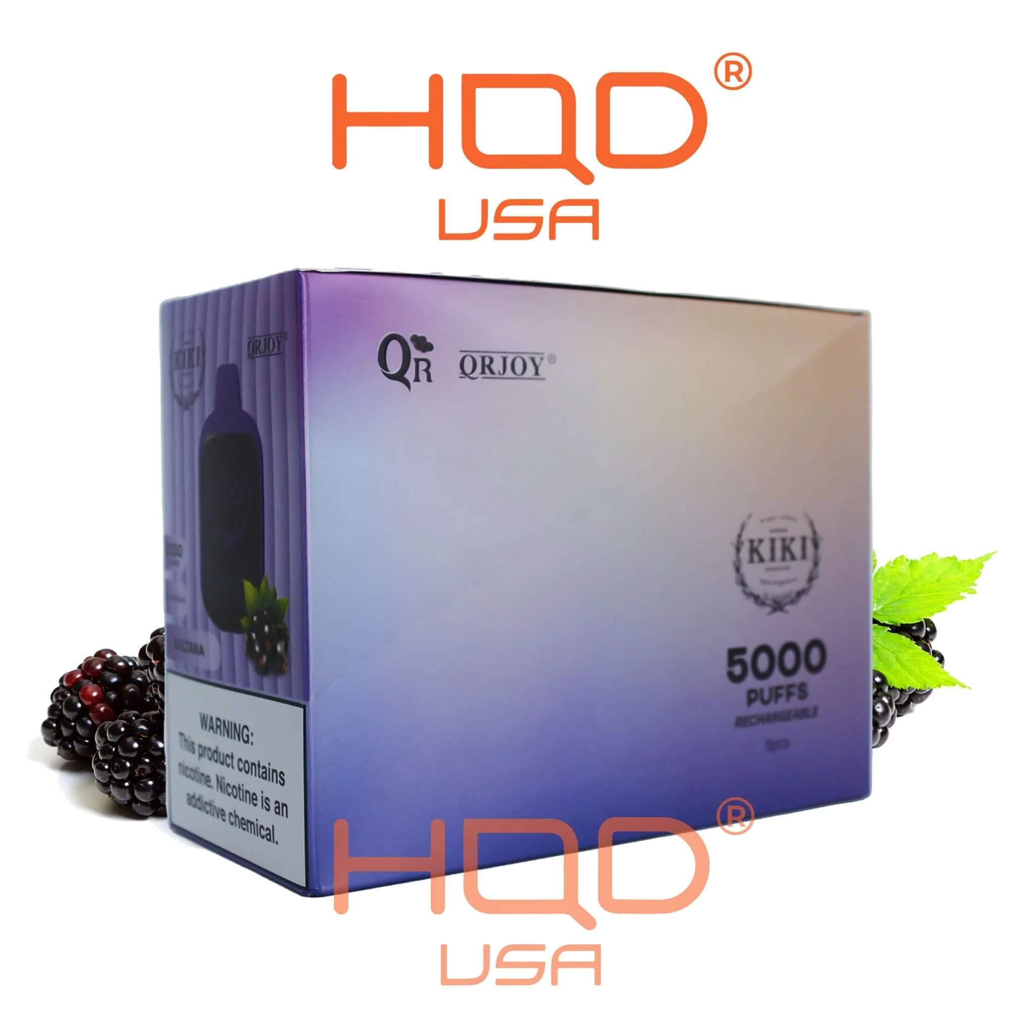 KIKI "On The Go" 5000 Puffs Disposable Vape 5 Pck - Image 9