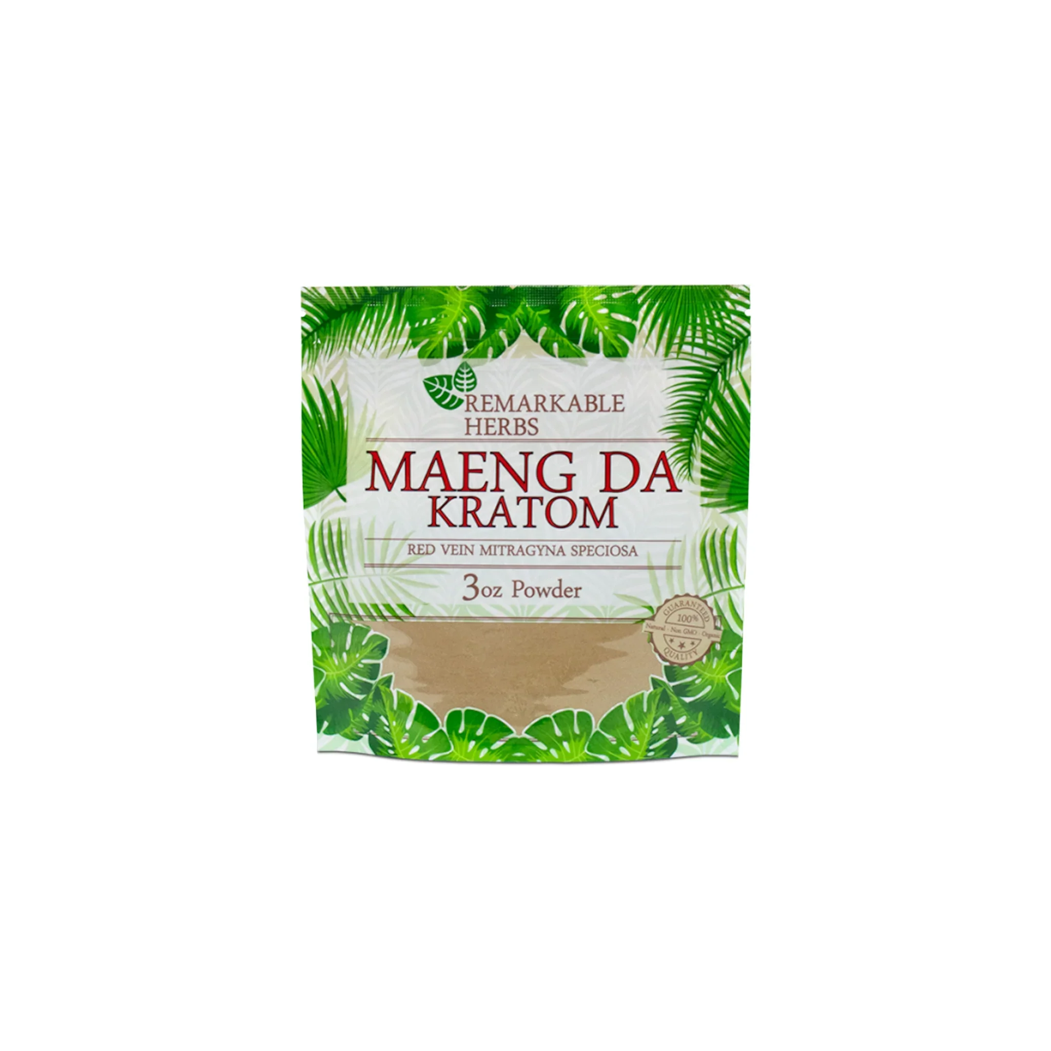 Remarkable Herbs Kratom Powder White Maeng Da 3oz - Image 3