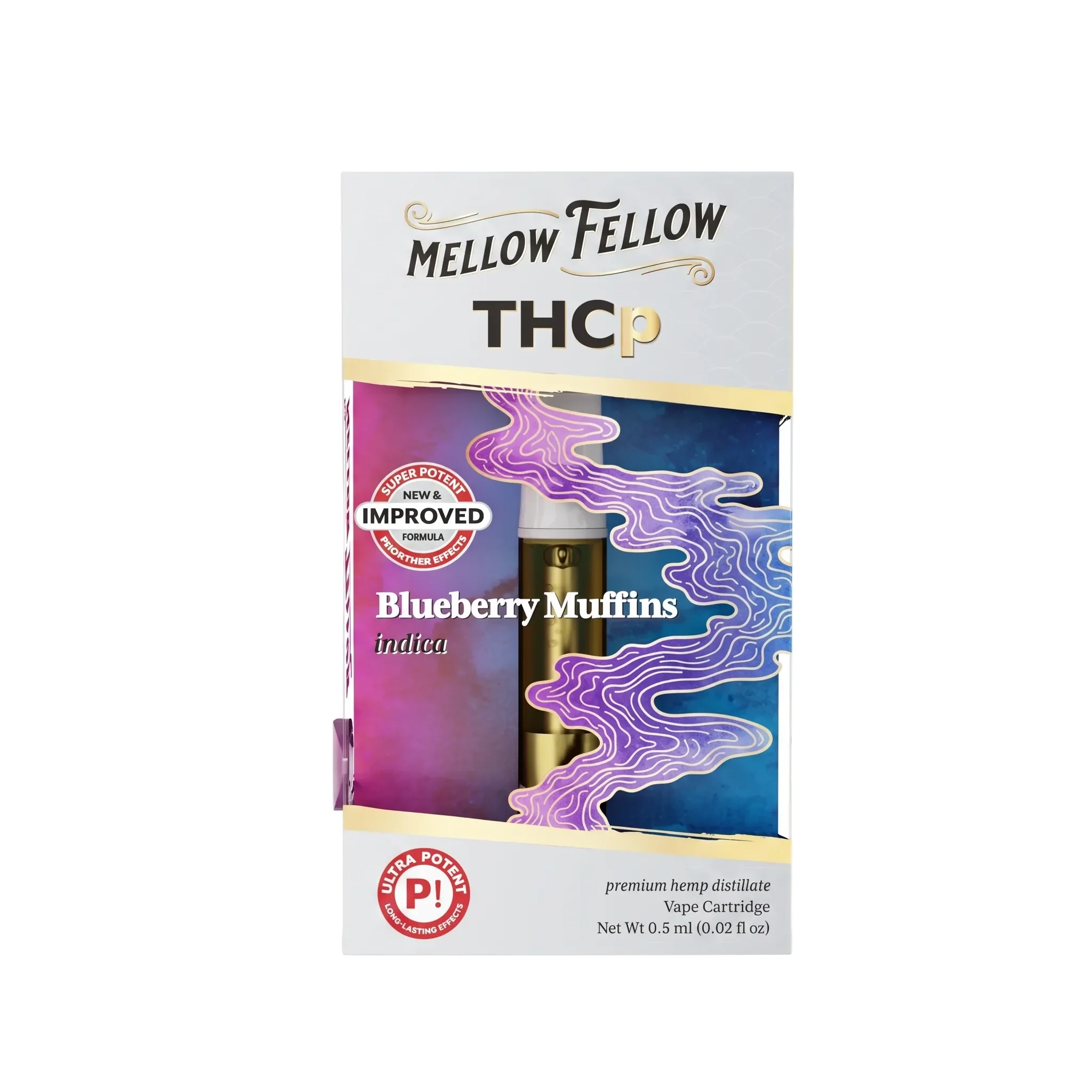 Mellow Fellow THCP Vape Cartridge 0.5ml - Image 5