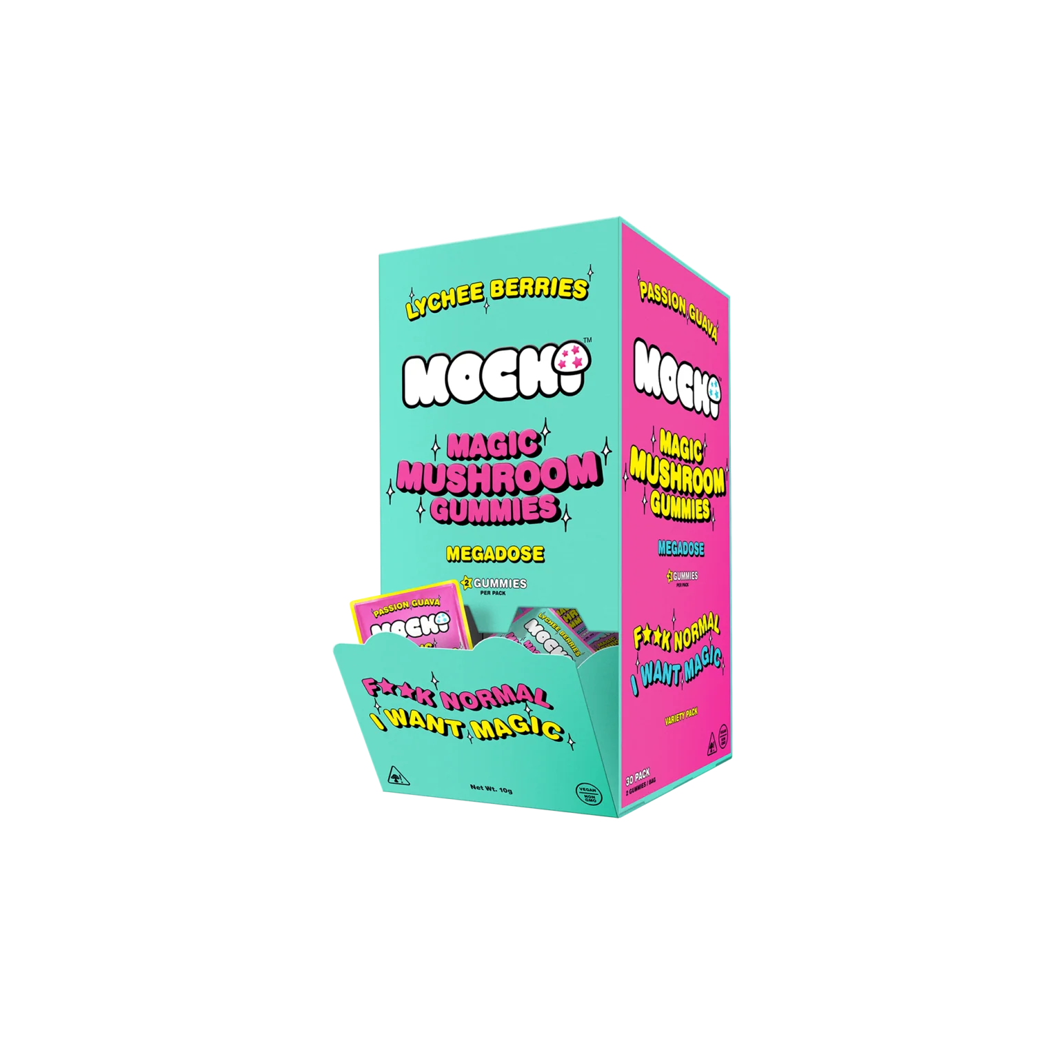 Mochi Magic Mushroom Megadose Mix Flavor Gummies (2ct)