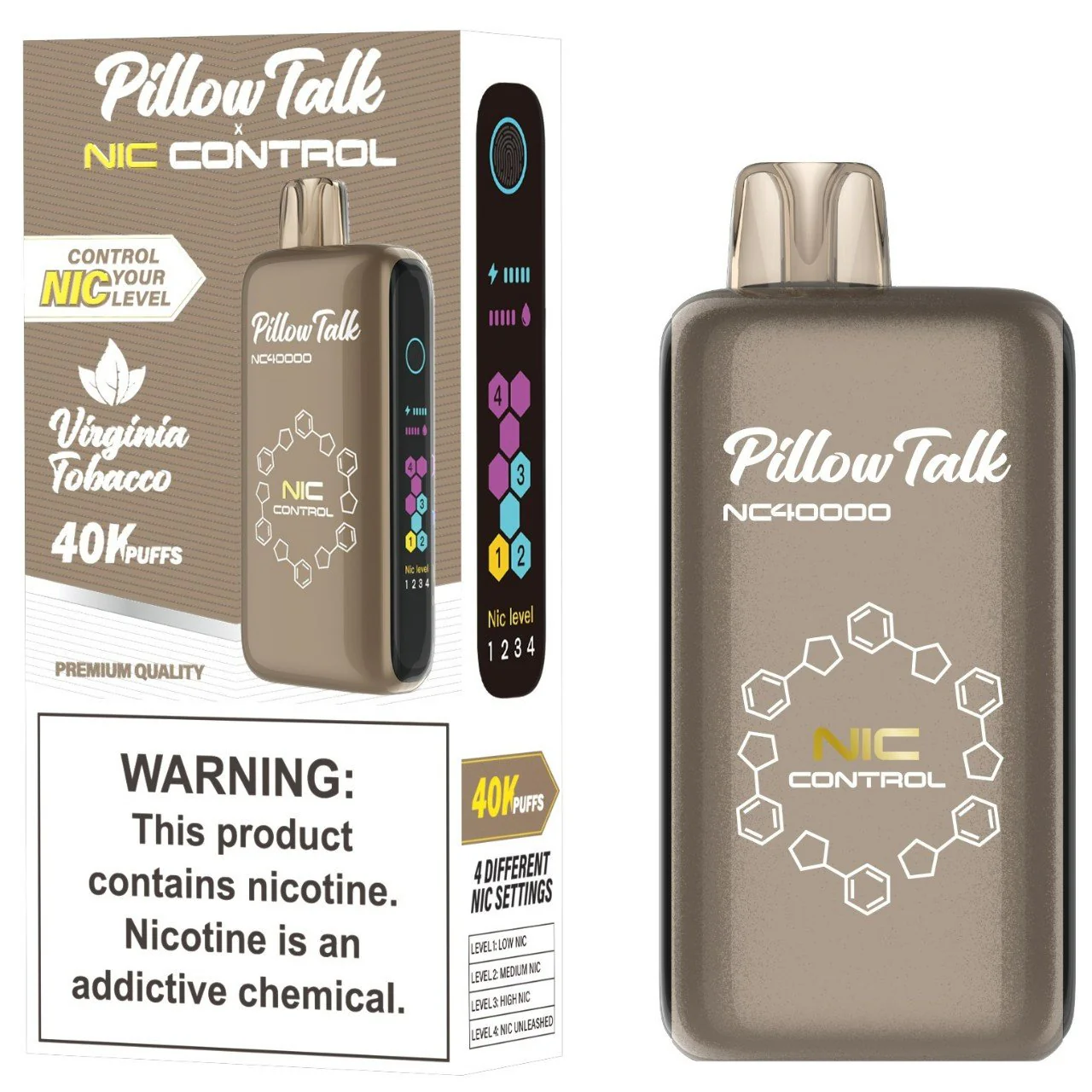 Pillow Talk Nic Control NC40000 Disposable Vape - Image 2