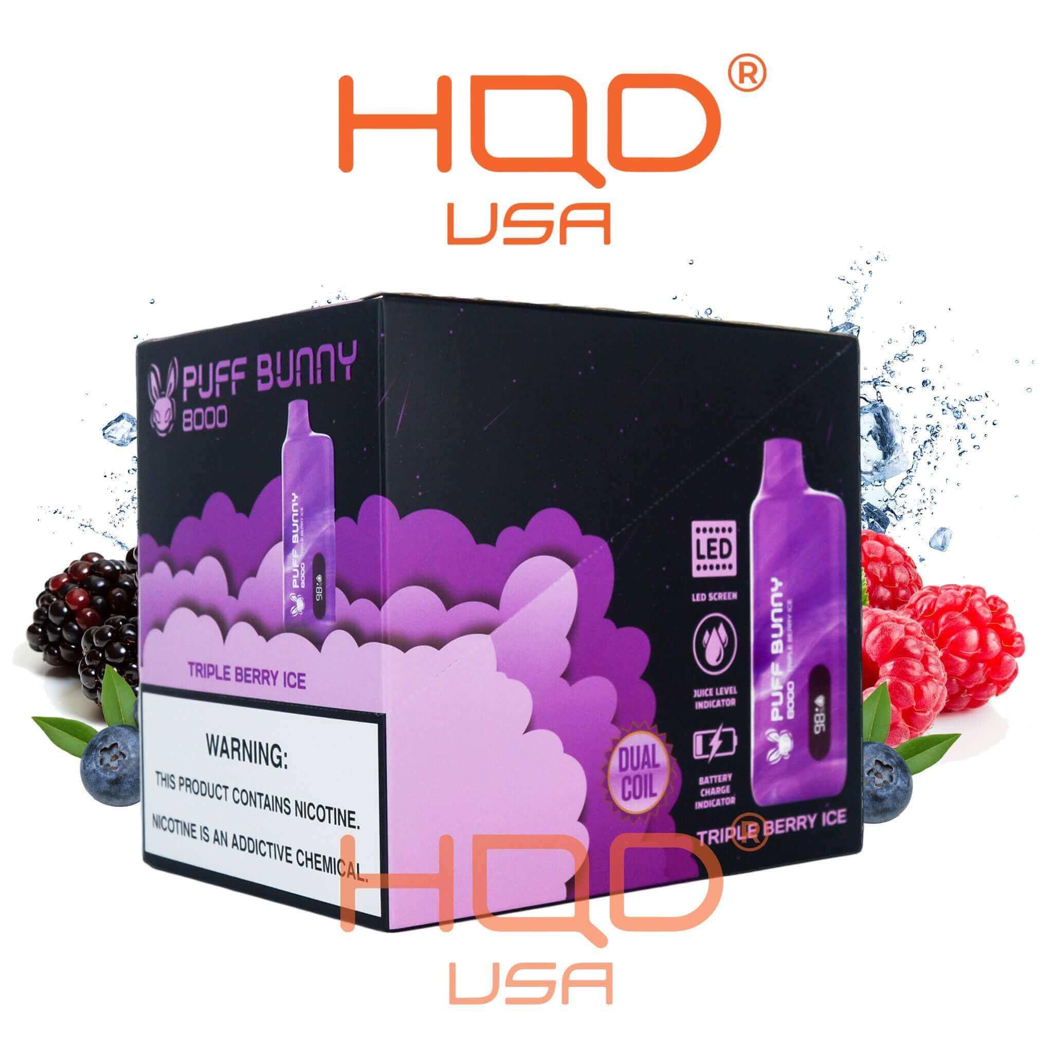 Puff Bunny 8000 Disposable Vape 10 Pck - Image 3