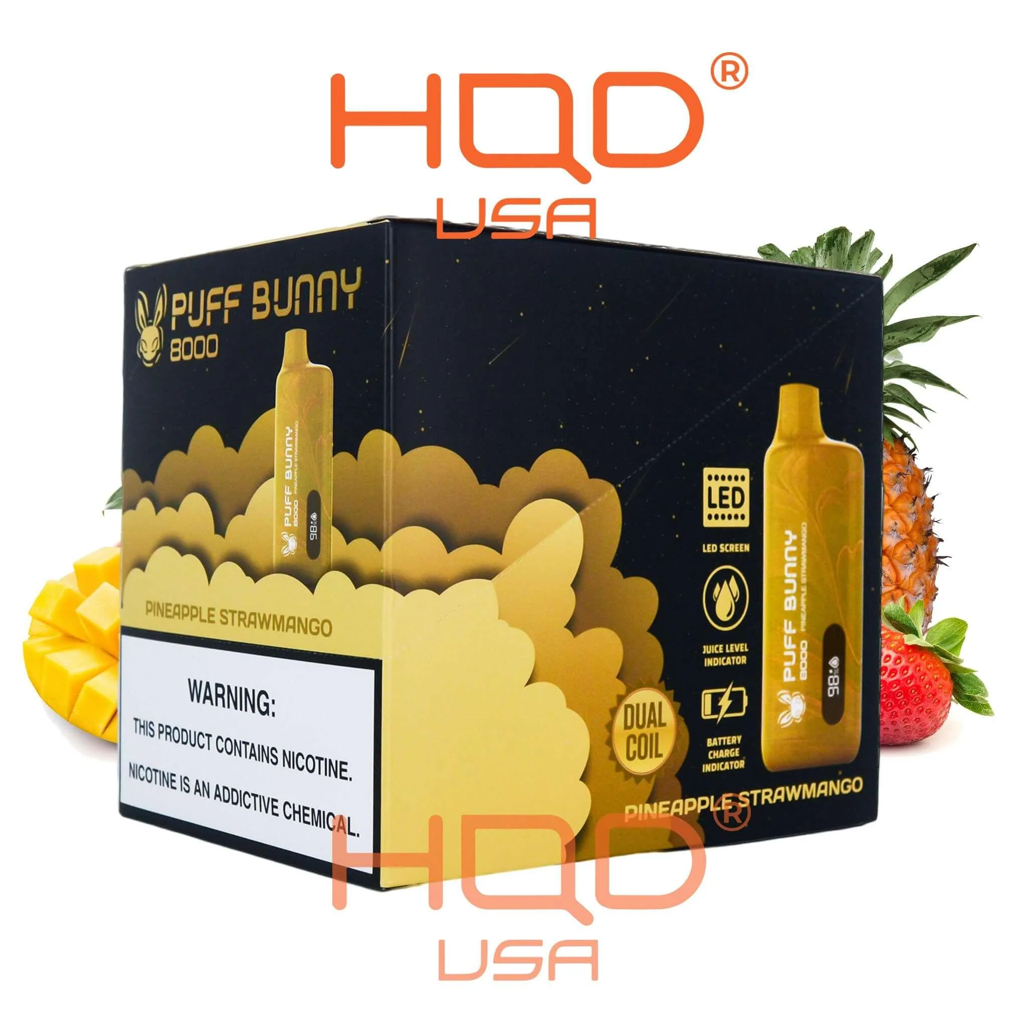 Puff Bunny 8000 Disposable Vape 10 Pck - Image 6
