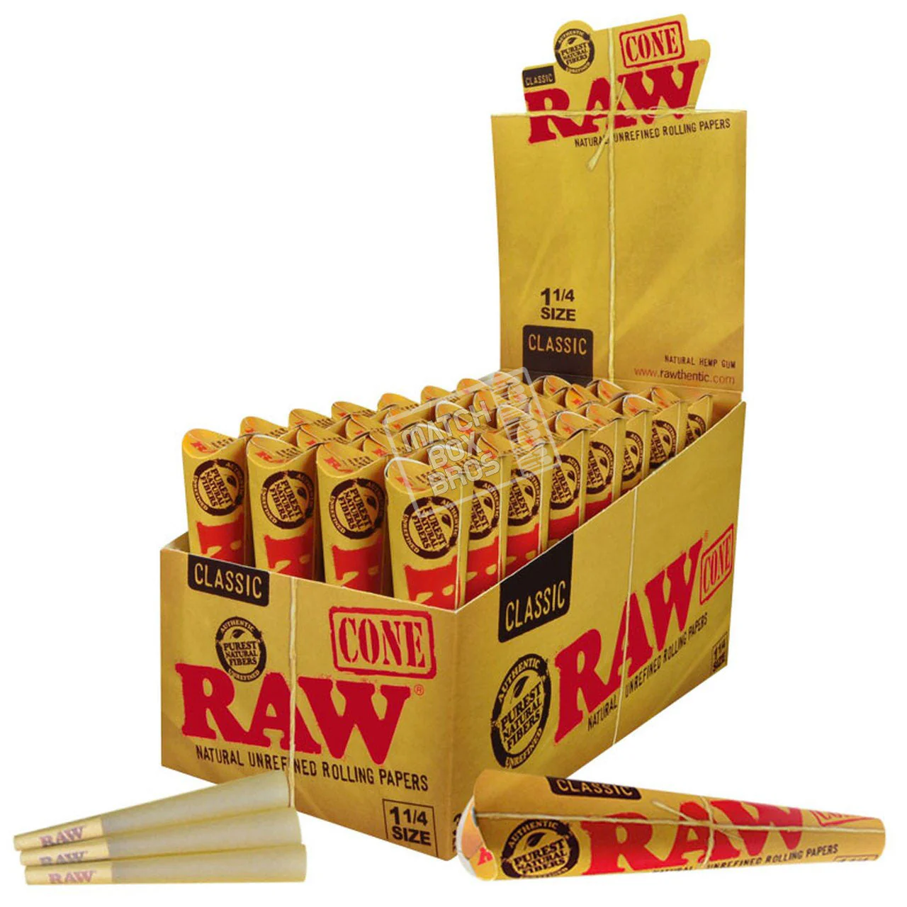 RAW Classic Pre Rolled Cones 1 1/4 - Image 4