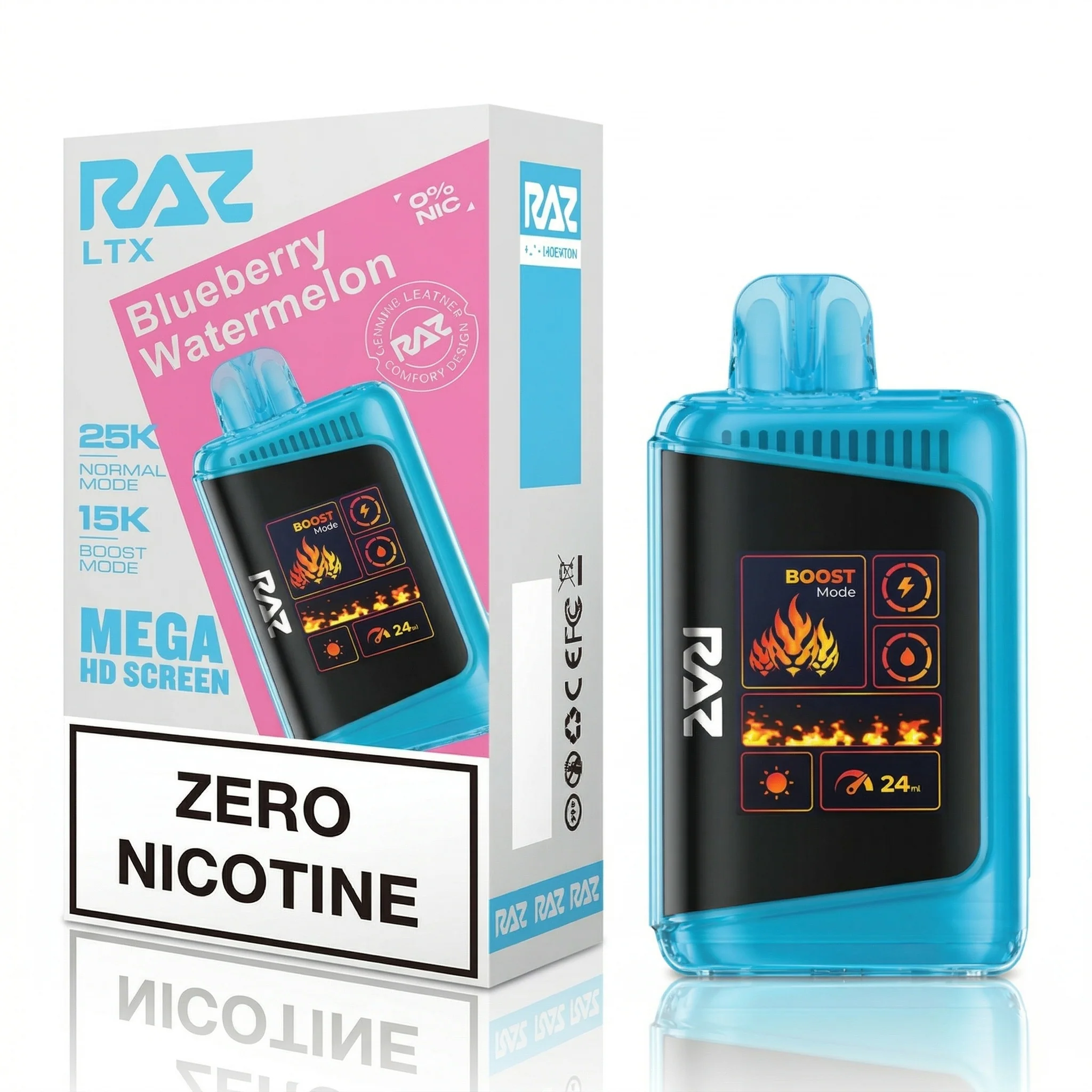 RAZ LTX 25K Zero Nicotine Disposable Vape - Image 5