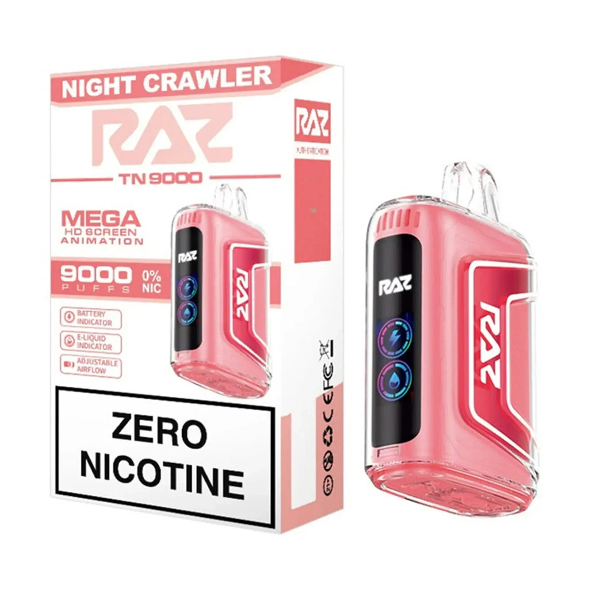 RAZ TN9000 0% Zero Nicotine Disposable Vape - Image 5