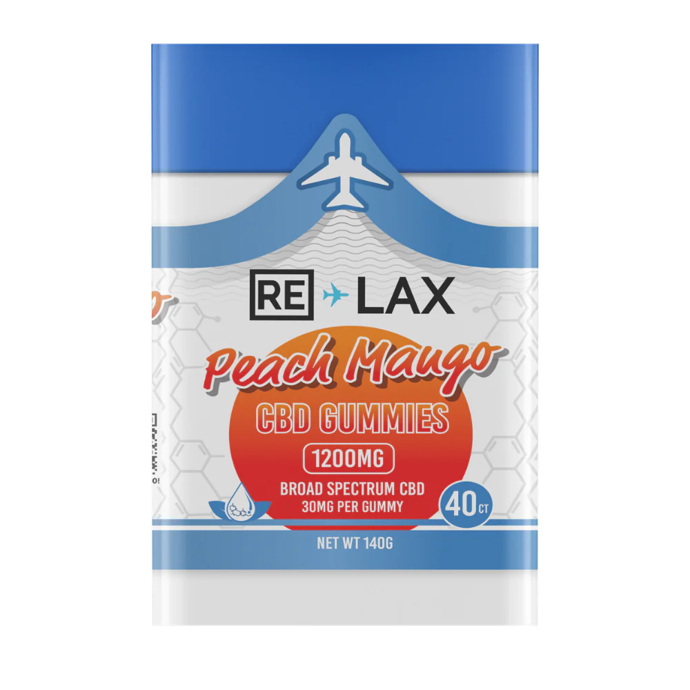 RE LAX Broad Spectrum CBD Gummies 1200MG (40Ct) - Image 5