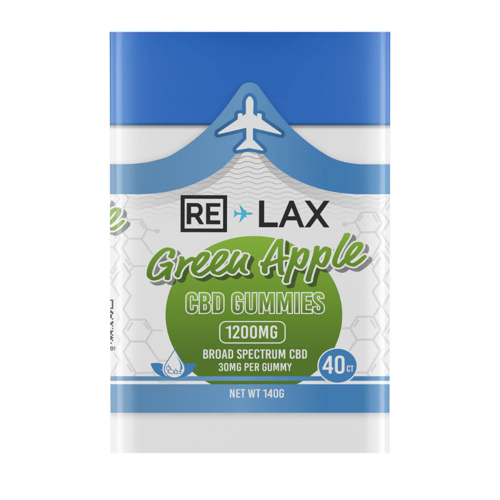 RE LAX Broad Spectrum CBD Gummies 1200MG (40Ct) - Image 6