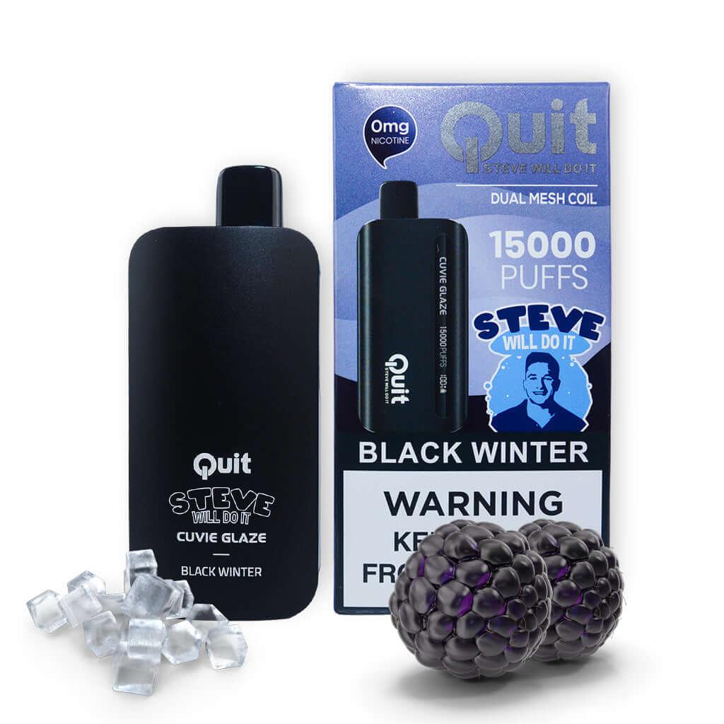 Quit,Steve Will Do It - Cuvie Glaze 0% 15000 Disposable Vape - Image 3