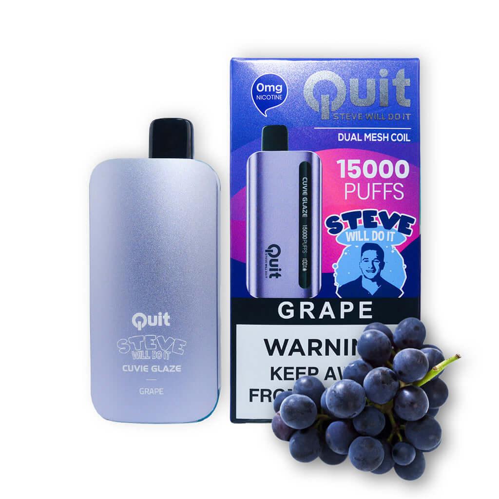 Quit,Steve Will Do It - Cuvie Glaze 0% 15000 Disposable Vape - Image 6