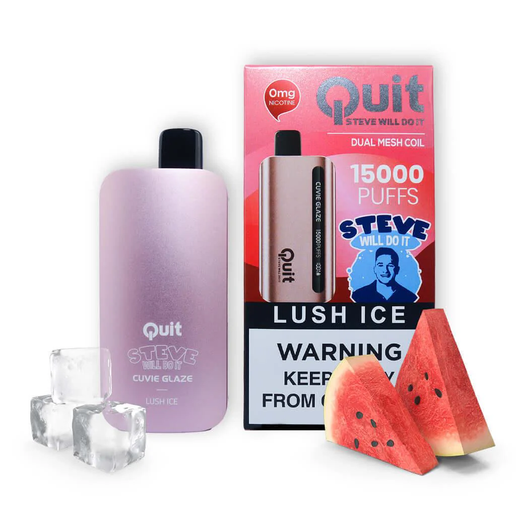 Quit,Steve Will Do It - Cuvie Glaze 0% 15000 Disposable Vape - Image 8