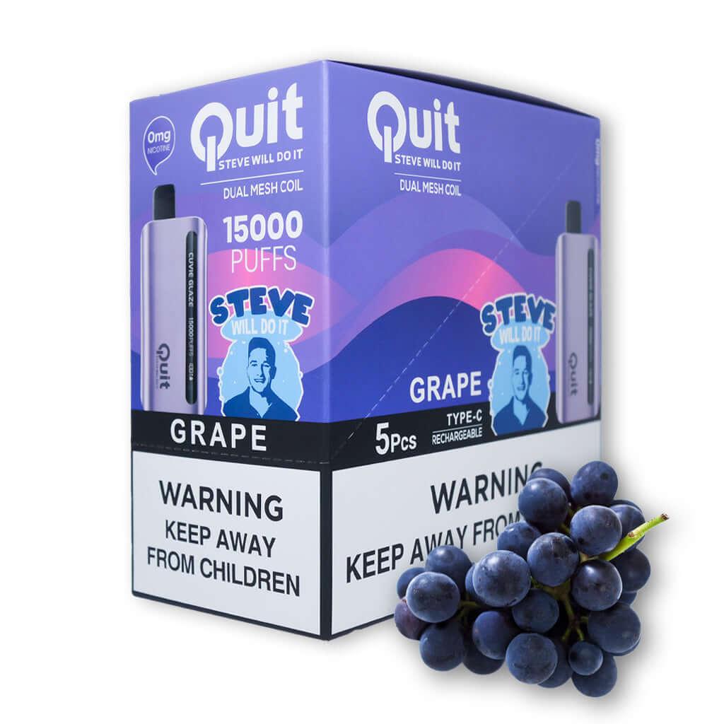 Quit, Steve Will Do It! Cuvie Glaze 0% 5 Pack - Image 6
