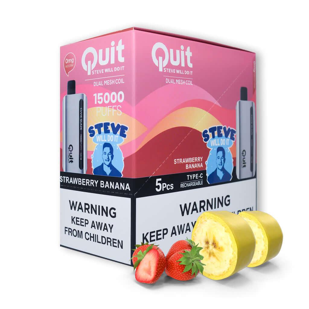 Quit, Steve Will Do It! Cuvie Glaze 0% 5 Pack - Image 9