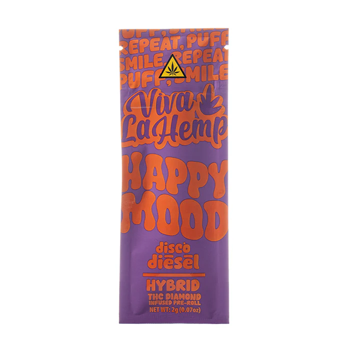 Viva La Hemp 2G THC Diamond Infused Pre rolls - Image 9