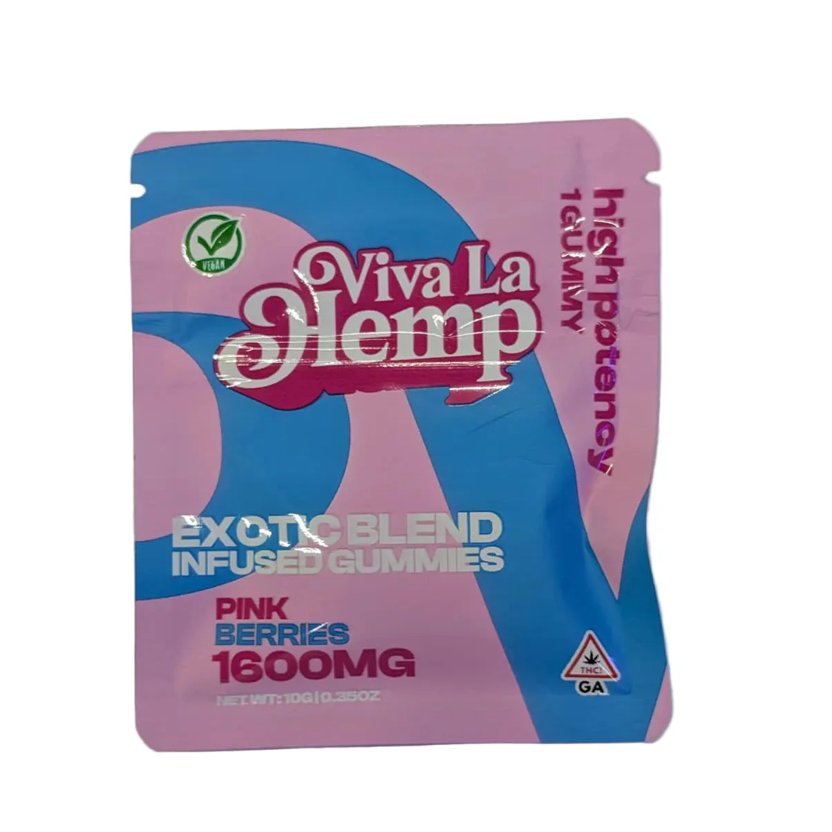 Viva La Hemp High Potency Exotic Blend Gummies 1600MG (1ct) - Image 3